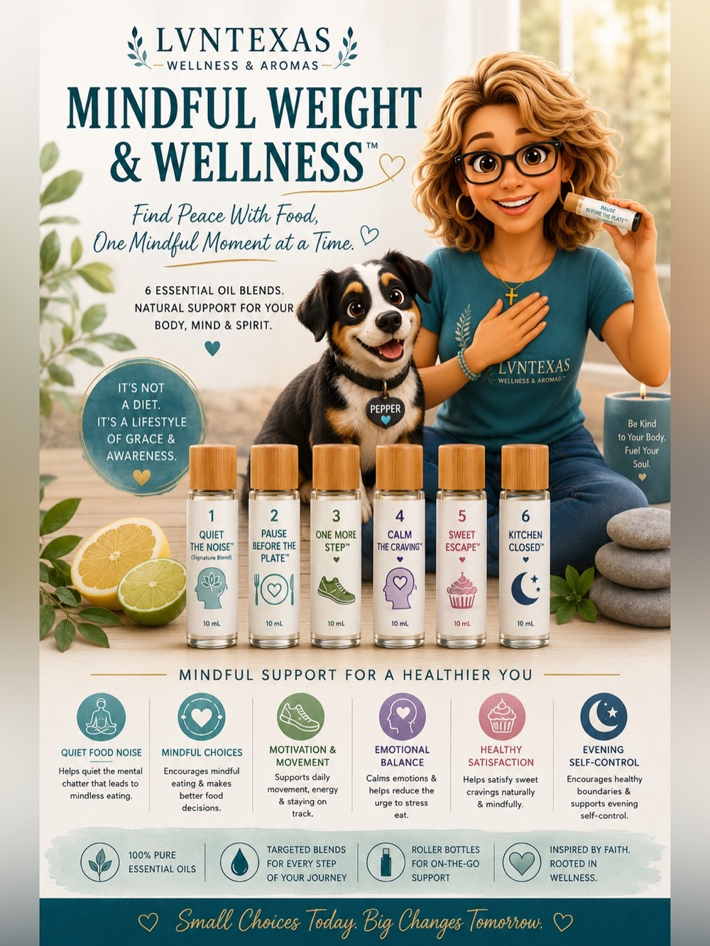 Mindful Weight Collection | Young Living - Pick Your Roller Blend ⭐
